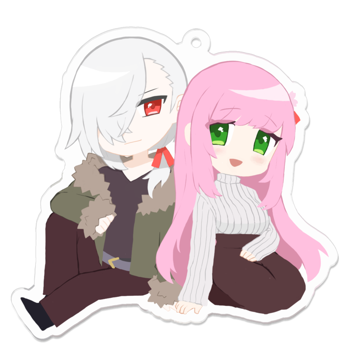 アクリルキーホルダー - 70 x 70 (mm)