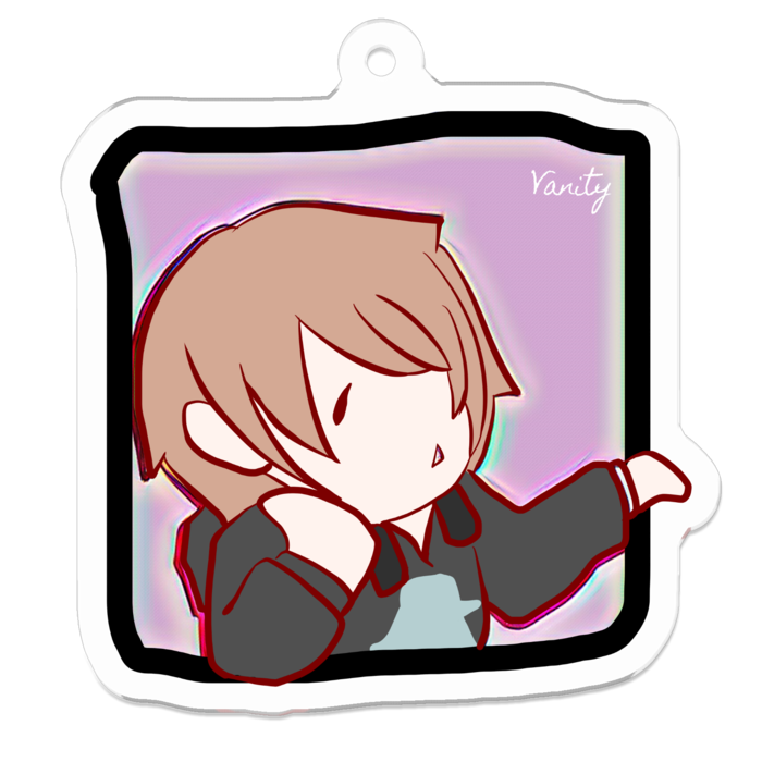 アクリルキーホルダー - 50 x 50 (mm)