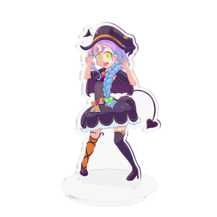 帽子ありアクリルフィギュア - 100x100mm(1)
