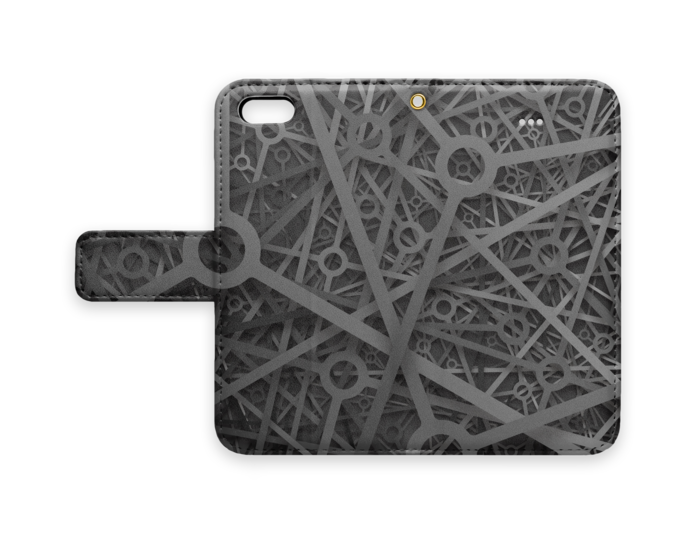 手帳型iPhoneケース - iPhone 5 / 5s / SE - ストラップ穴 あり