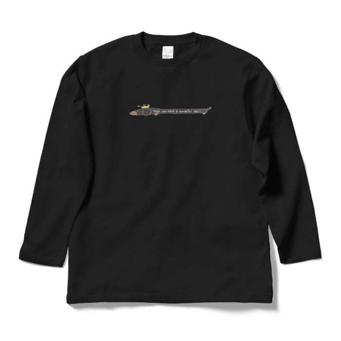 ワンダフルロングスリーブTシャツ - L - ブラック