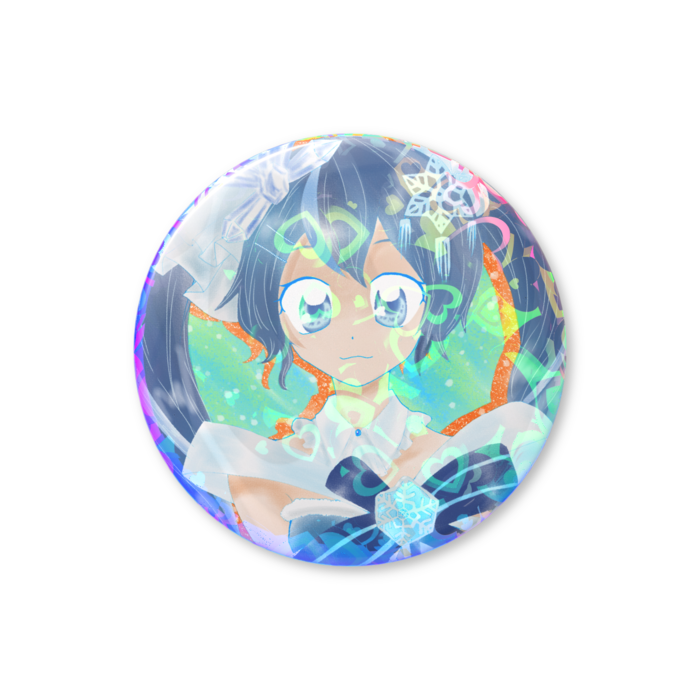 ホログラム缶バッジ - 32mm