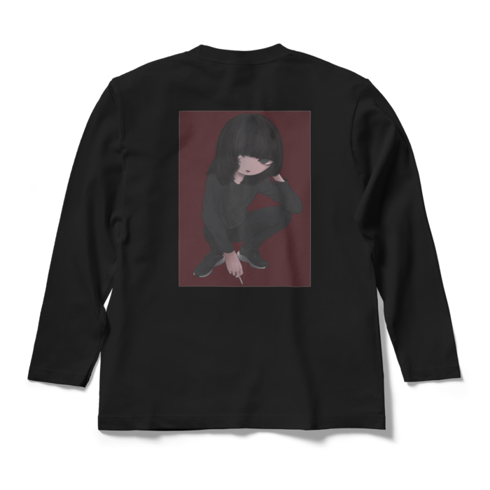 ロングスリーブTシャツ - M - ブラック