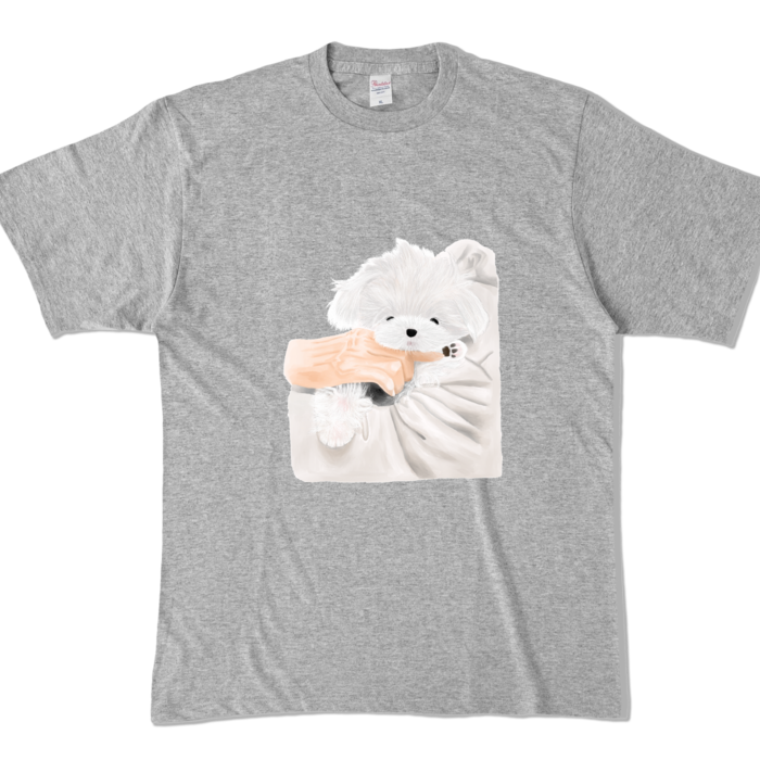 カラーTシャツ - XL - 杢グレー (濃色)