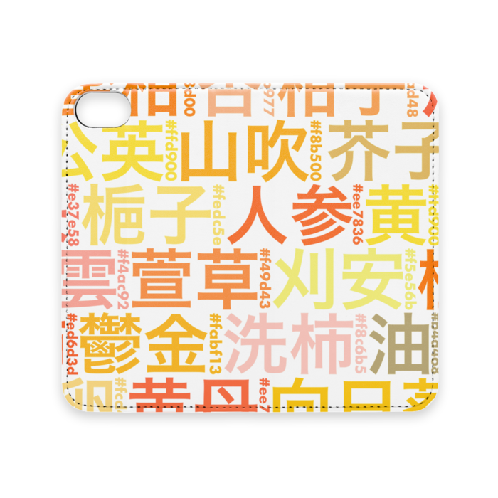 手帳型iPhoneケース（ベルトなし） - iPhone 7 / 8 / SE(第2・第3世代) - ストラップ穴 なし