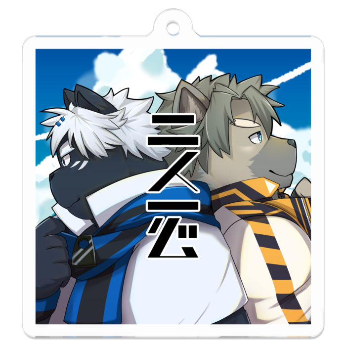 アクリルキーホルダー - 50 x 50 (mm)