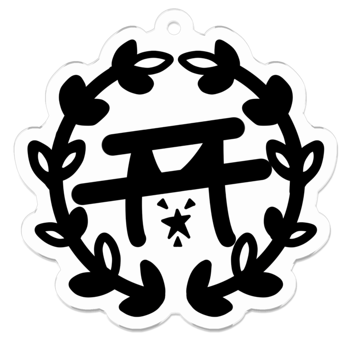 アクリルキーホルダー - 50 x 50 (mm)