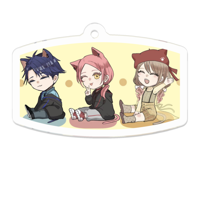 アクリルキーホルダー - 50 x 50 (mm)