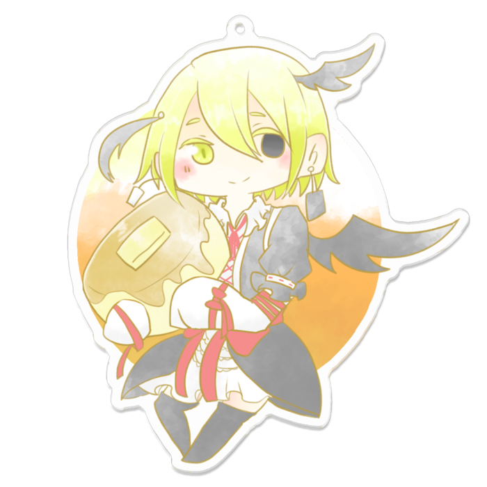 アクリルキーホルダー - 100 x 100 (mm)