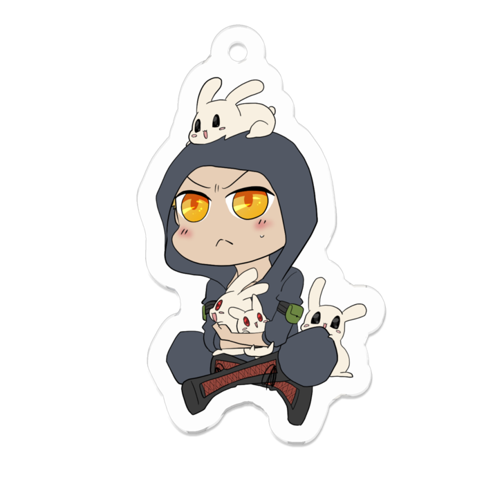 アクリルキーホルダー - 50 x 50 (mm)