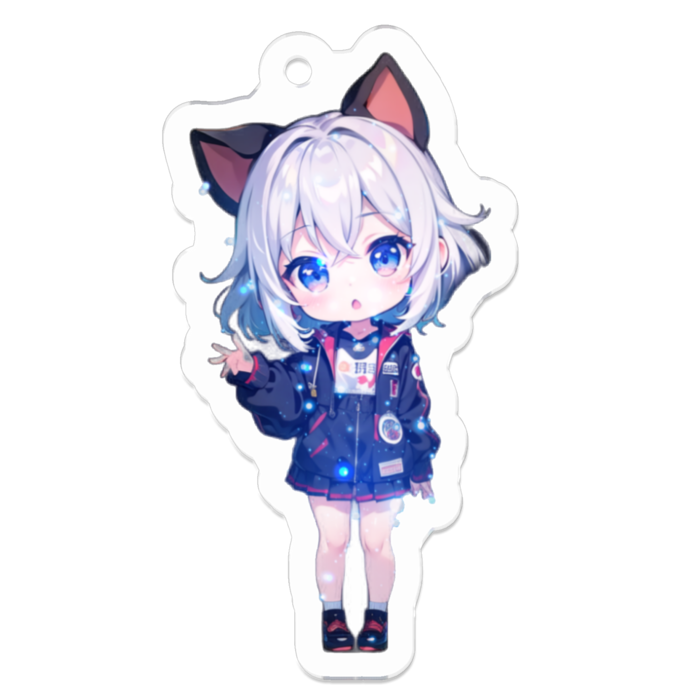 アクリルキーホルダー - 50 x 50 (mm)