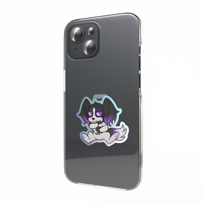 オーロラスマホステッカー - 縦