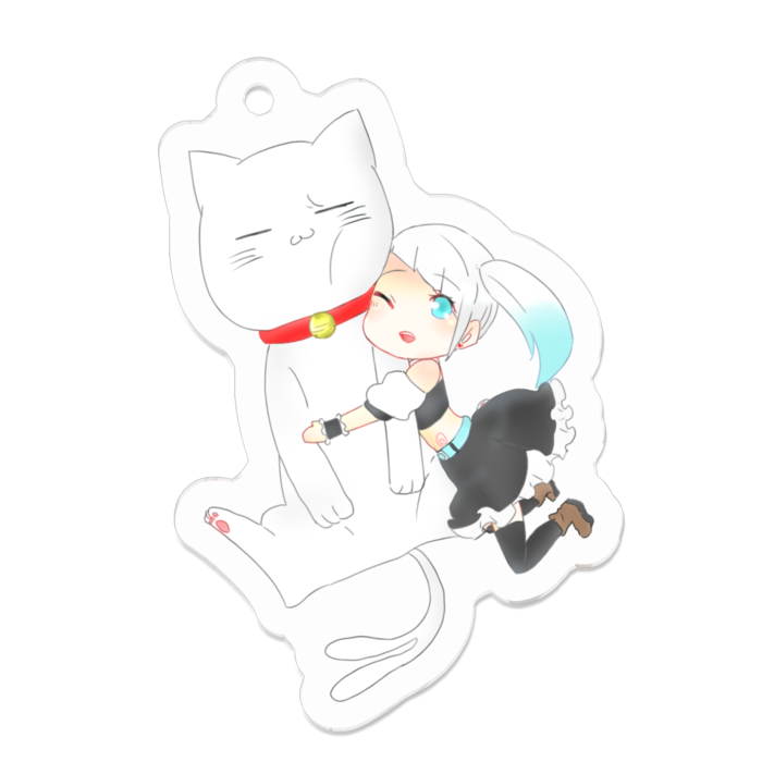 アクリルキーホルダー - 50 x 50 (mm)