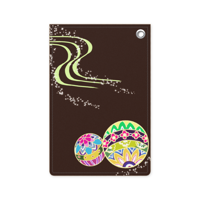 パスケース こげ茶 - 70 x 105 (mm)