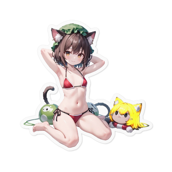 ステッカー - 100 x 100 (mm)