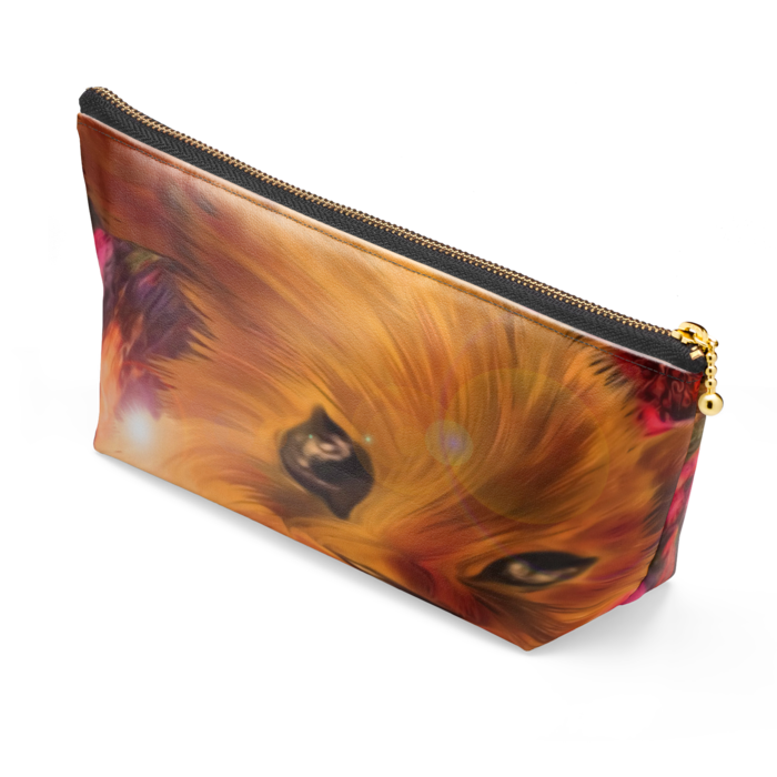 ポーチ - 長さ21.5cm / 高さ10cm - ブラック