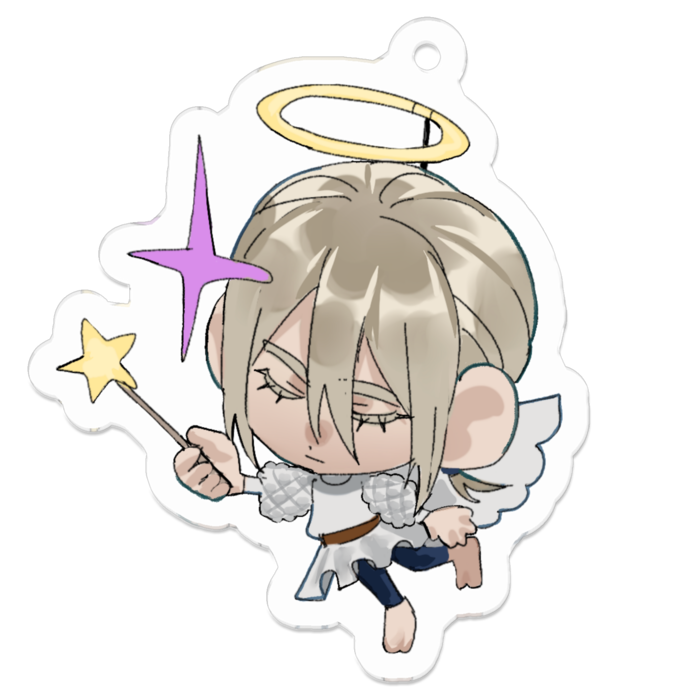 アクリルキーホルダー - 50 x 50 (mm)