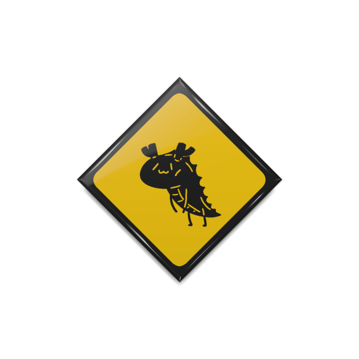 缶バッジ - ひし形40mm