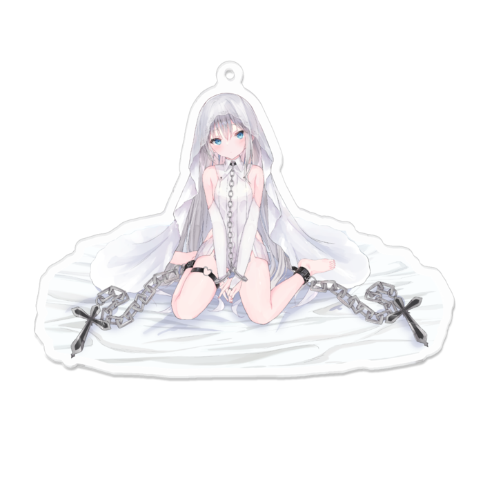 アクリルキーホルダー - 100 x 100 (mm)