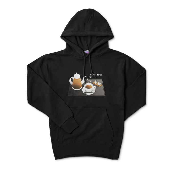 プルパーカー　黒色　S