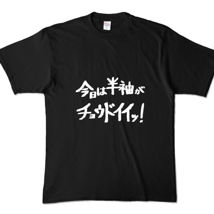 カラーTシャツ - XL - ブラック (濃色)