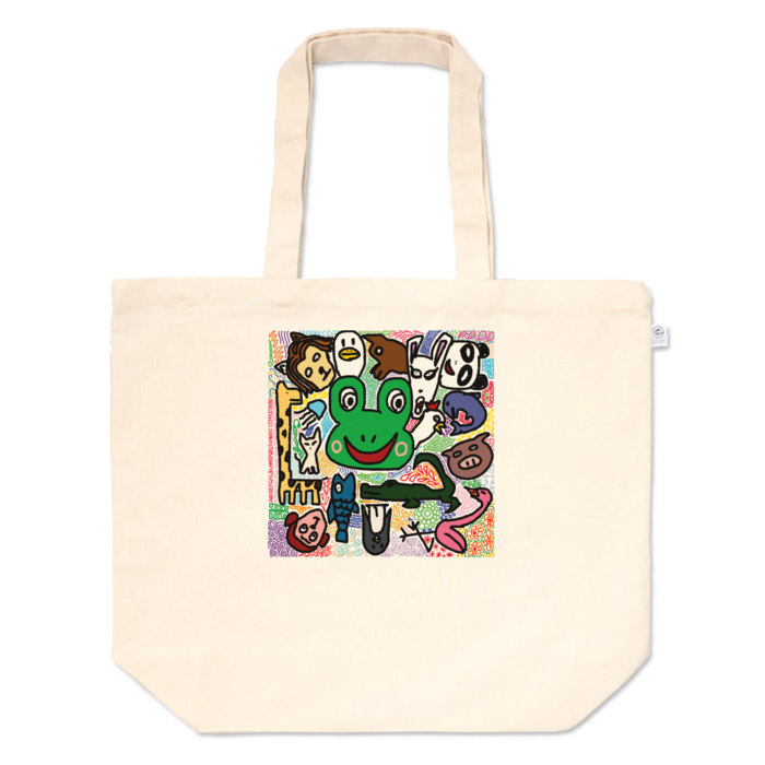 トートバッグ - L - プリント面積中シンプル
