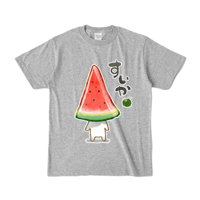 カラーTシャツ - S - 杢グレー (濃色)