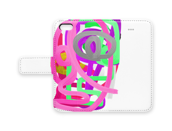 手帳型iPhoneケース - iPhone5 - ストラップ穴 なし