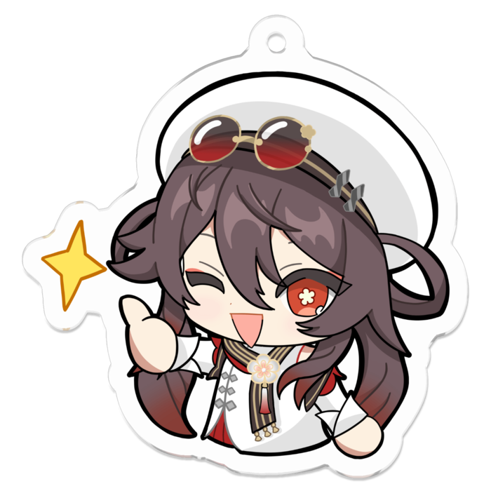 アクリルキーホルダー - 50 x 50 (mm)