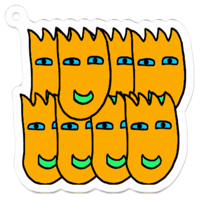 アクリルキーホルダー - 50 x 50 (mm)