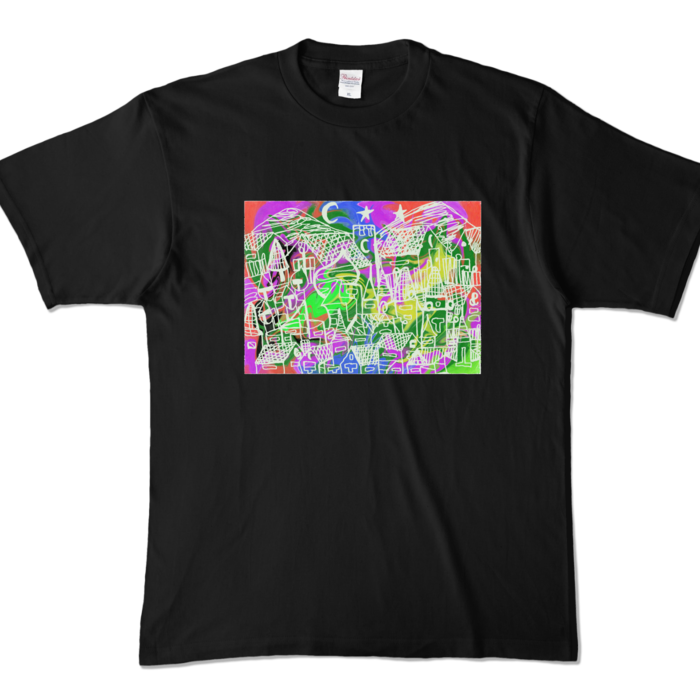 カラーTシャツ - XL - ブラック (濃色)