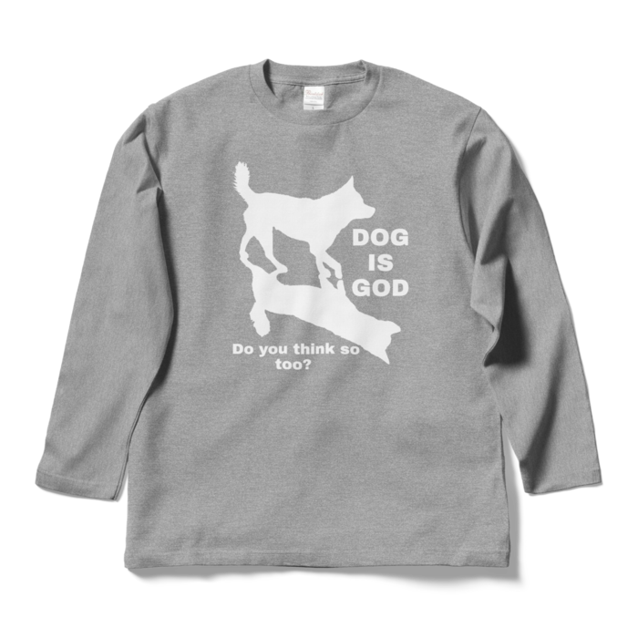 ロングスリーブTシャツ - L - 杢グレー