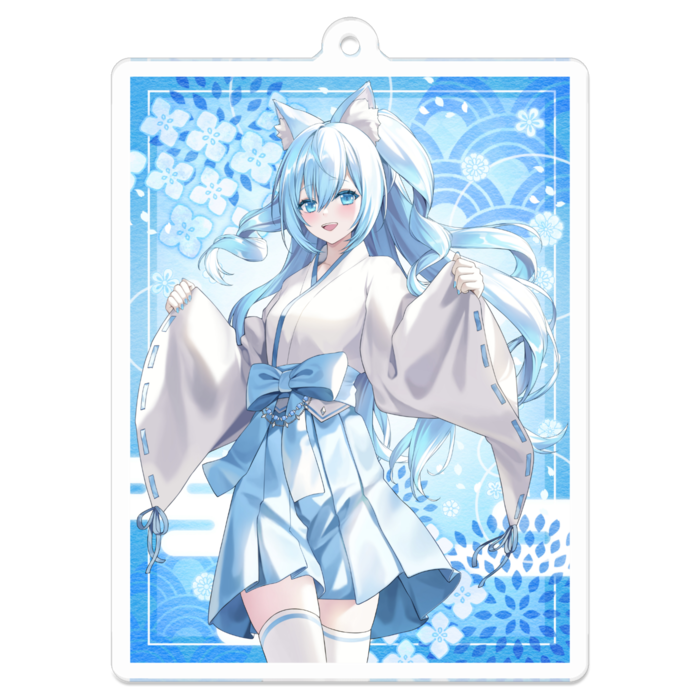 アクリルキーホルダー（コーティング） - 70 x 70 (mm)