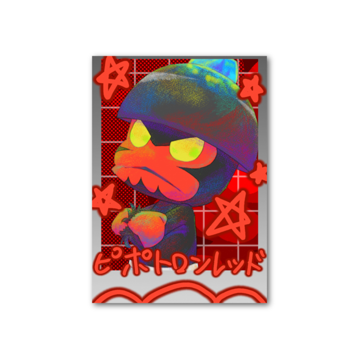 フォト風カード - 縦 - 片面