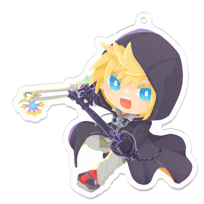 4個セット　キングダムハーツ　ロクサス　キーホルダーマグネットアクリルスタンド キングダム ハーツ / アクリルマグネットギャラリー Vol. 4 10個