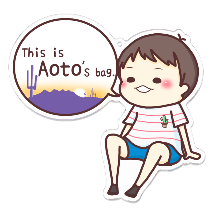 アクリルキーホルダー - 100 x 100 (mm)