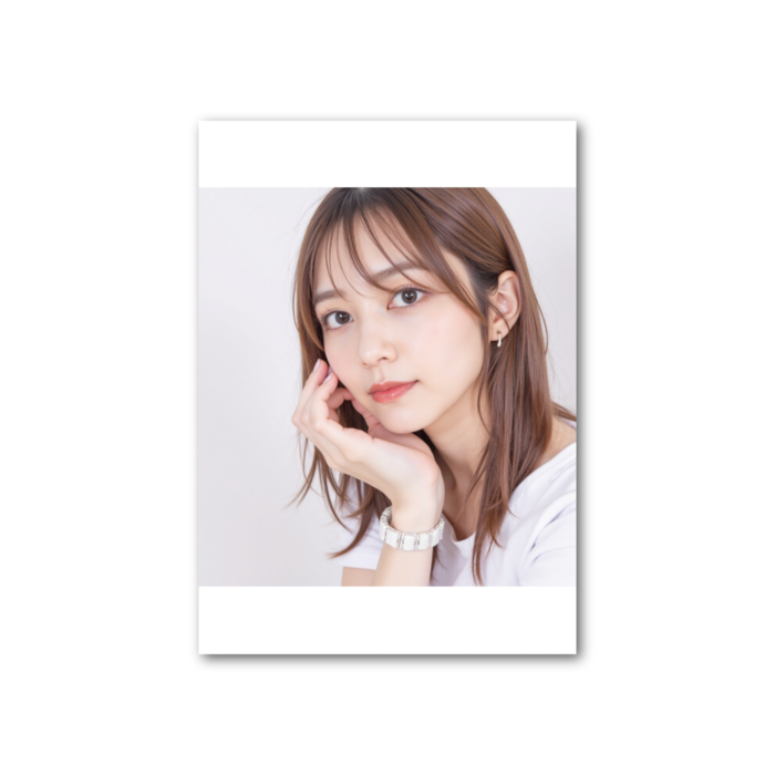 フォト風カード - 縦 - 片面