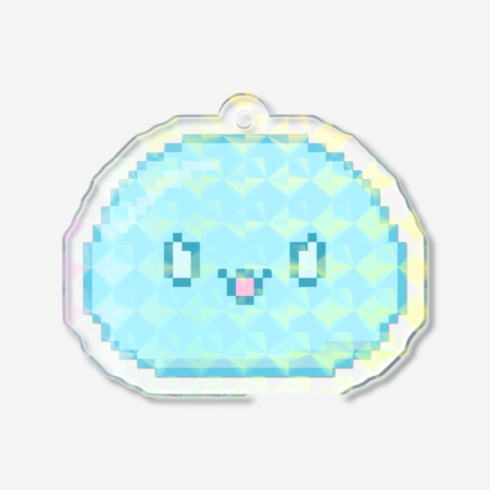 ホログラムアクリルキーホルダー - 50 × 50mm(1)