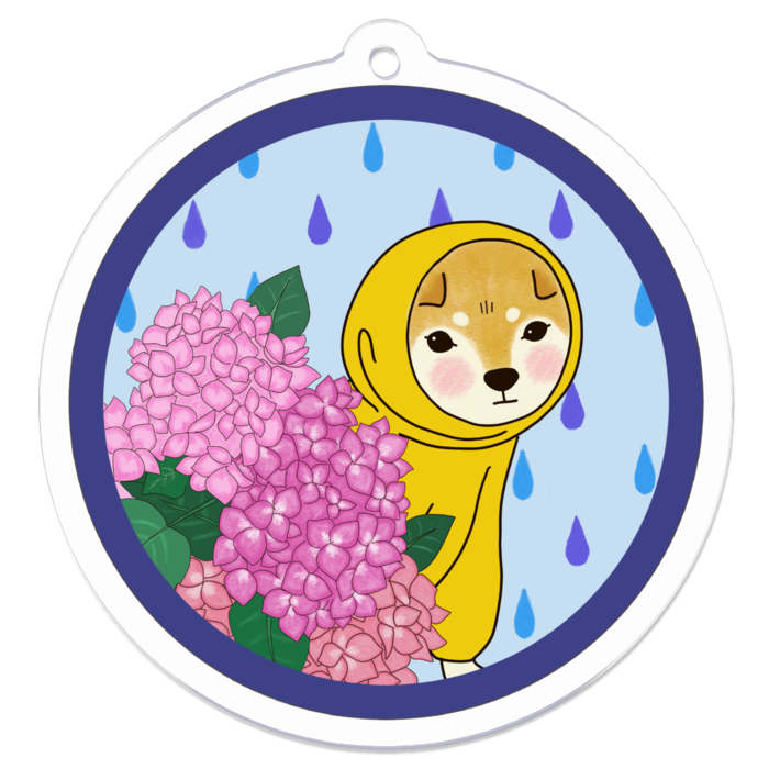 アクリルキーホルダー - 50 x 50 (mm)