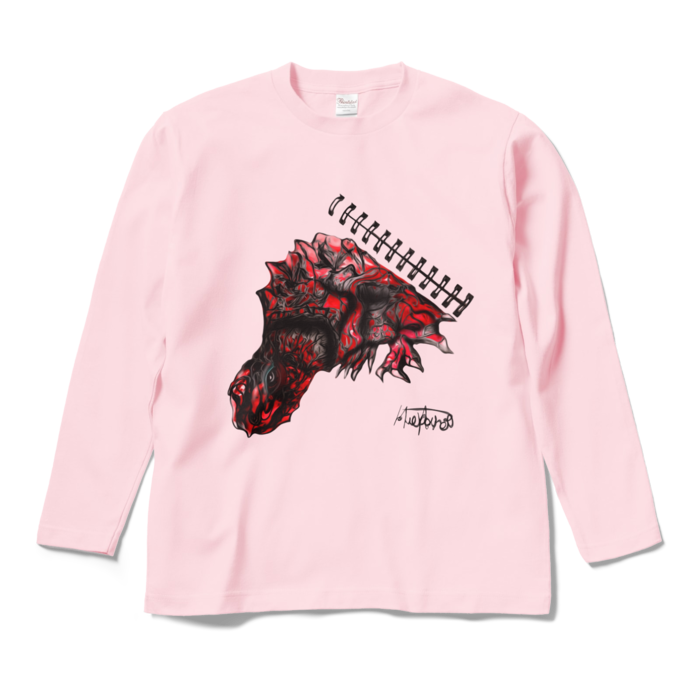 ロングスリーブTシャツ - M - ライトピンク