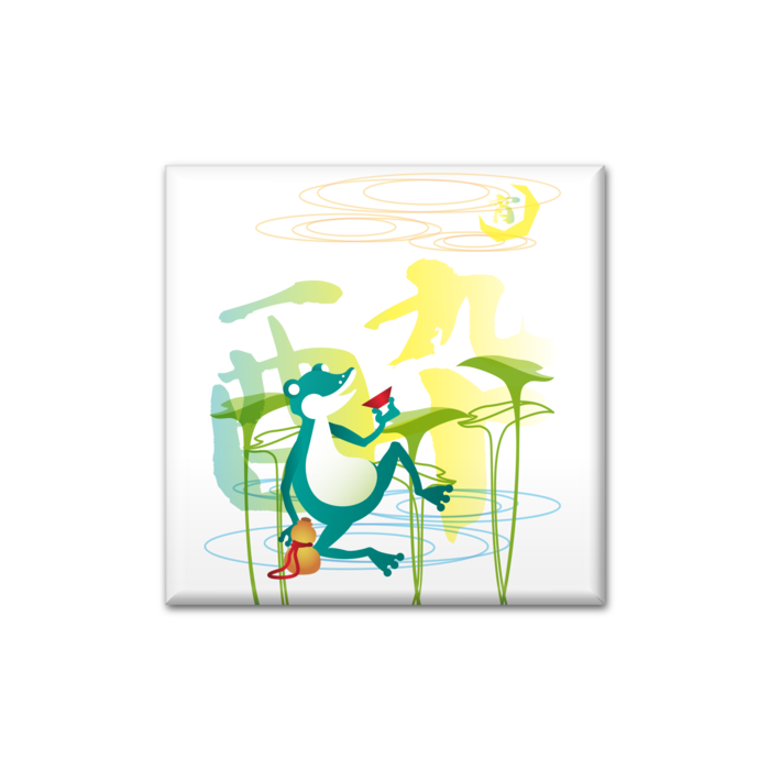 缶バッジ - 四角形40mm