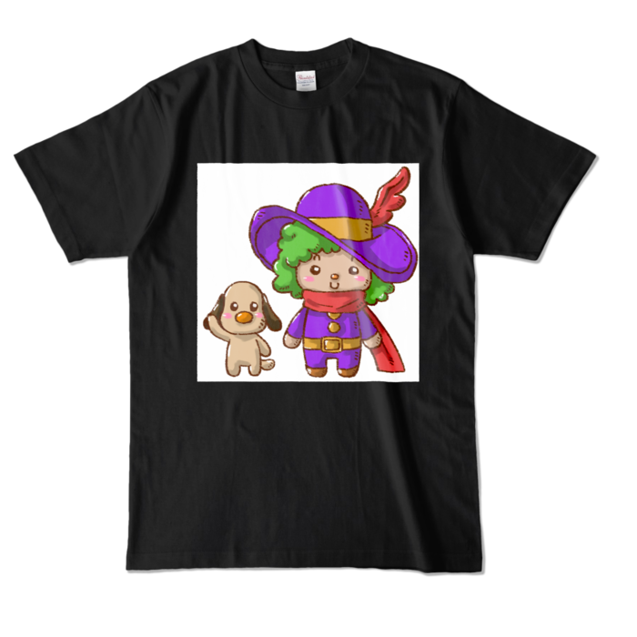 カラーTシャツ - L - ブラック (濃色)