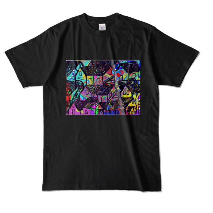 カラーTシャツ - L - ブラック (濃色)