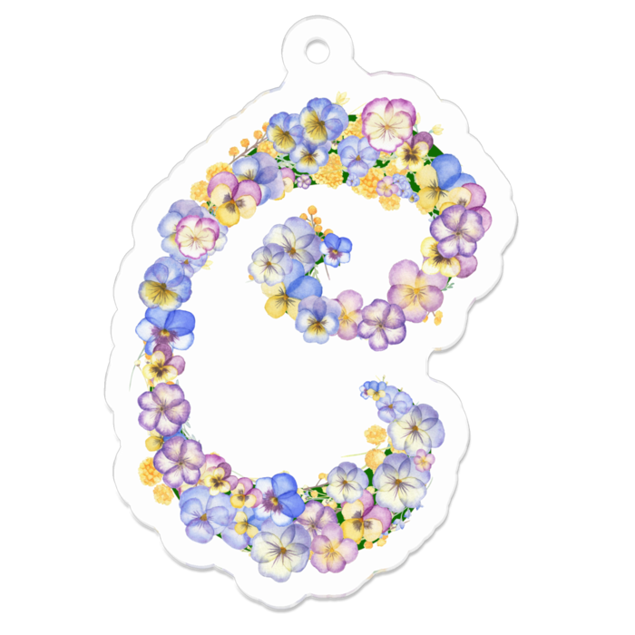 C　アクリルキーホルダー - 50 x 50 (mm)(2)