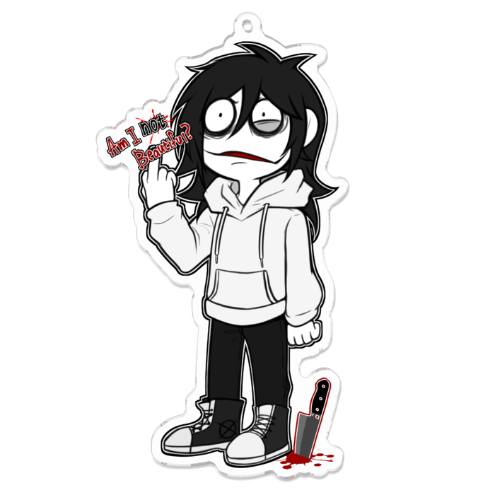 Jeff : Ver. Am I not beautiful? - 100 x 100 (mm)