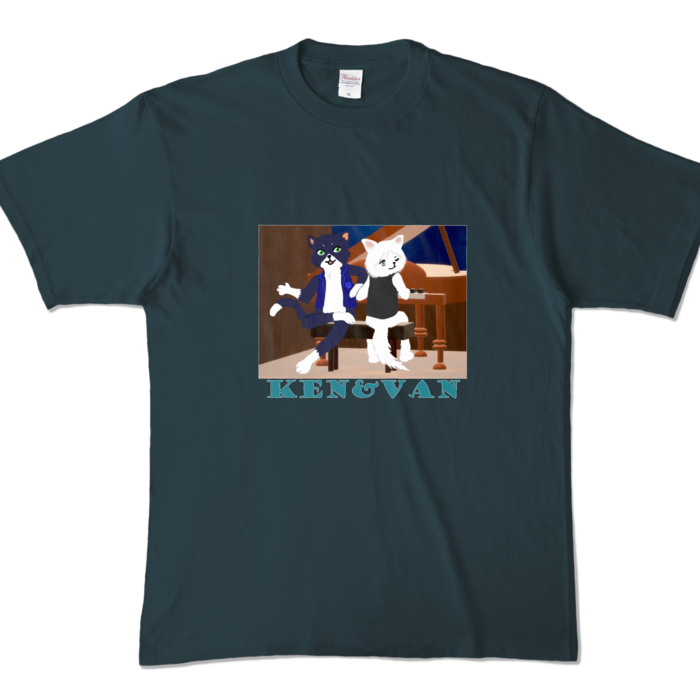 カラーTシャツ - XL - デニム (濃色)