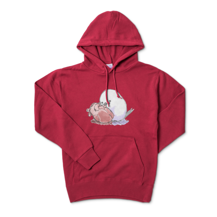 パーカー - S - バーガンディ