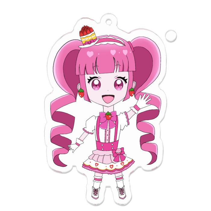 アクリルキーホルダー（コーティング） - 70 x 70 (mm)