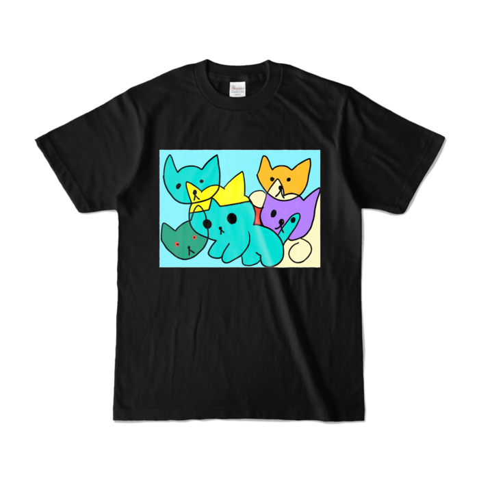 カラーTシャツ - S - ブラック (濃色)