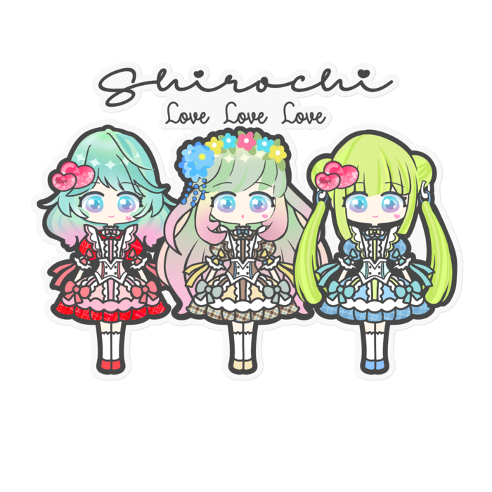 クリア　ステッカー - 160 x 160 (mm)